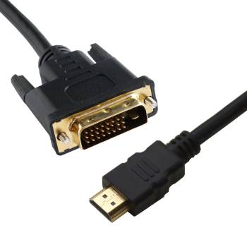 7,5m DVI-D zu HDMI (19 pin) Adapterkabel St/St, bis 1080i, 100% Kupfer - DHD-SKB-0750.B